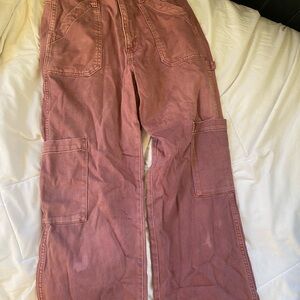 Pink Cargo Pants